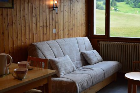 Vakantie in de bergen Studio 4 personen (2D) - Résidence les Roches Fleuries - Le Grand Bornand - Woonkamer