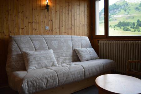 Vakantie in de bergen Studio 4 personen (2D) - Résidence les Roches Fleuries - Le Grand Bornand - Woonkamer