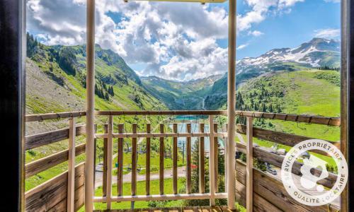 Skiverleih Studio für 3 Personen (Confort 23m²-6) - Résidence les Ruches - MH - Avoriaz - Draußen im Sommer