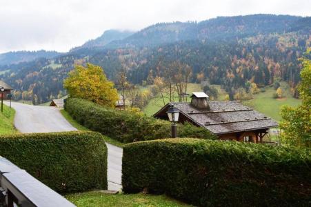 Vacanze in montagna Studio con alcova per 4 persone (C) - Résidence les Soldanelles - Le Grand Bornand - Balcone