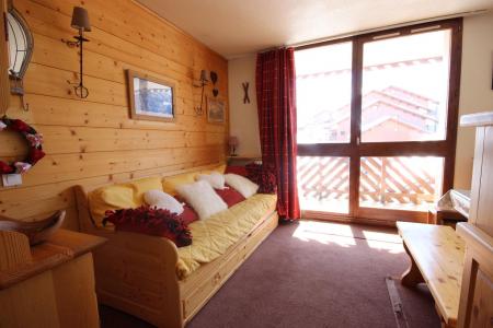 Holiday in mountain resort Studio sleeping corner 4 people (38) - Résidence les Soldanelles - Peisey-Vallandry - Living room