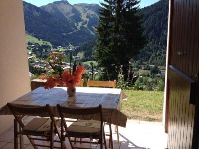 Vacanze in montagna Appartamento 2 stanze con alcova per 5 persone (002) - Résidence les Sorbiers - Châtel - Terrazza