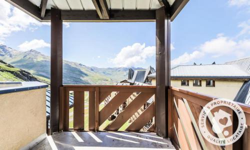 Ski verhuur Appartement 4 kamers 8 personen (Confort 48m²) - Résidence les Temples du Soleil - Maeva Home - Val Thorens - Buiten zomer