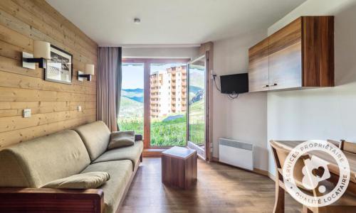 Skiverleih 2-Zimmer-Appartment für 5 Personen (Confort 26m²) - Résidence les Temples du Soleil - MH - Val Thorens - Draußen im Sommer