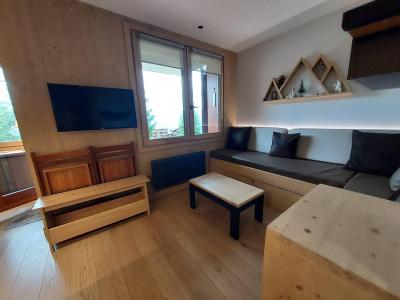 Urlaub in den Bergen 3-Zimmer-Appartment für 4 Personen (37) - Résidence les Teppes - Valmorel - Wohnzimmer
