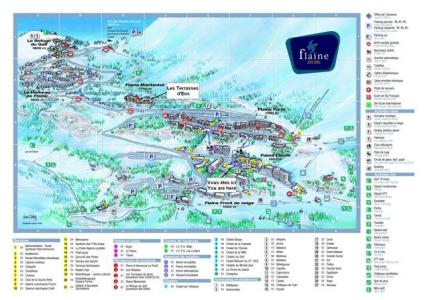Vacanze in montagna Résidence les Terrasses d'Eos - Flaine - Mappa