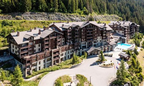 Аренда на лыжном курорте Résidence les Terrasses d'Eos - MH - Flaine - летом под открытым небом