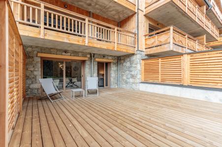 Urlaub in den Bergen 2-Zimmer-Holzhütte für 4 Personen (B01) - Résidence les Terrasses de la Vanoise - Champagny-en-Vanoise - Terrasse