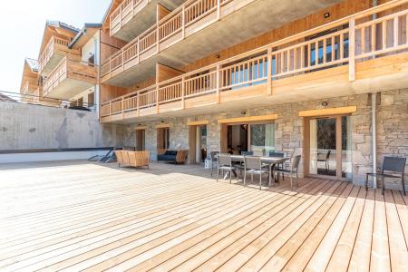 Urlaub in den Bergen 4-Zimmer-Appartment für 6 Personen (B02) - Résidence les Terrasses de la Vanoise - Champagny-en-Vanoise - Terrasse