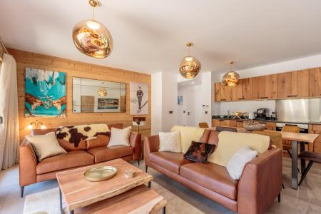 Vacaciones en montaña Apartamento 4 piezas para 6 personas (B02) - Résidence les Terrasses de la Vanoise - Champagny-en-Vanoise - Estancia