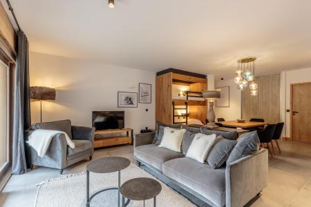 Vakantie in de bergen Appartement 2 kabine kamers 4 personen (B01) - Résidence les Terrasses de la Vanoise - Champagny-en-Vanoise - Woonkamer