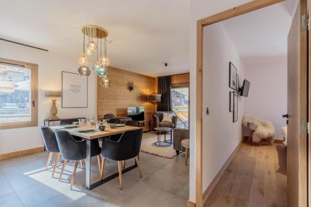 Vakantie in de bergen Appartement 3 kamers bergnis 6 personen (B14) - Résidence les Terrasses de la Vanoise - Champagny-en-Vanoise - Woonkamer