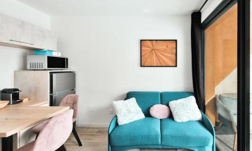 Vacaciones en montaña Apartamento 2 piezas para 6 personas (Budget 40m²) - Résidence Les Terrasses de Risoul - MH - Risoul - Estancia