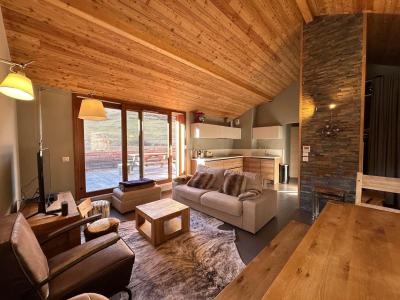 Urlaub in den Bergen 3-Zimmer-Holzhütte für 9 Personen (52) - Résidence Les Terrasses de Vars Ste Marie  - Vars - Wohnzimmer