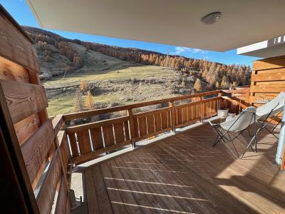 Vacanze in montagna Appartamento 2 stanze con cabina per 6 persone (33) - Résidence Les Terrasses de Vars Ste Marie  - Vars - Balcone