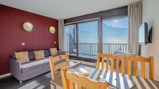 Holiday in mountain resort 2 room apartment 5 people (BBQ) - Résidence les Terrasses de Veret - Flaine - Living room