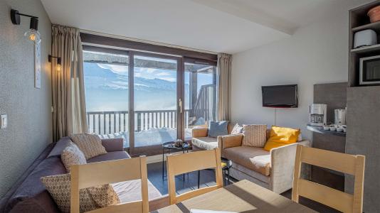Holiday in mountain resort 3 room duplex apartment 6 people (BCF) - Résidence les Terrasses de Veret - Flaine - Living room