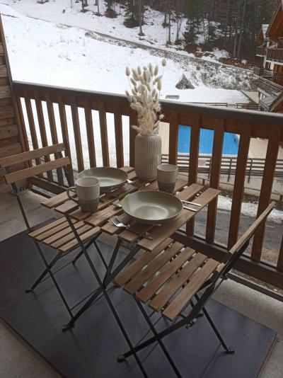 Vacaciones en montaña Apartamento dúplex 3 piezas 6 personas (853) - Résidence les Terrasses du Soleil d'Or - Les Orres - Balcón