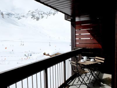 Holiday in mountain resort 2 room apartment sleeping corner 6 people (84) - Résidence les Tommeuses - Tignes - Balcony
