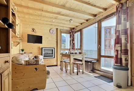 Vakantie in de bergen Appartement 2 kamers 4 personen (13R) - Résidence les Trolles - Tignes - Woonkamer