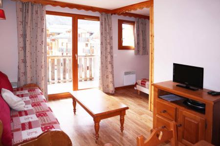 Vakantie in de bergen Appartement 2 kamers bergnis 6 personen (480) - Résidence les Valérianes - Monts du Bois d'Or - Les Orres - Woonkamer