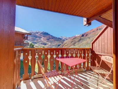 Vacaciones en montaña Apartamento 2 piezas para 4 personas (1116) - Résidence les Valmonts - Les Menuires - Terraza