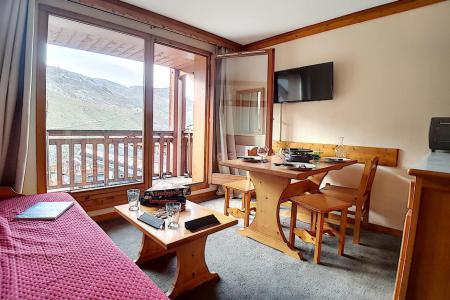 Vakantie in de bergen Appartement 2 kamers 4 personen (402) - Résidence les Valmonts - Les Menuires - Woonkamer
