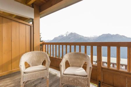 Vacances en montagne Studio coin montagne 4 personnes (23) - Résidence les Vertes Années - La Rosière - Balcon