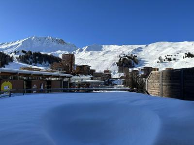 Vacaciones en montaña Apartamento 3 piezas para 4 personas (605) - Résidence Lodges 1970 - La Plagne - Terraza