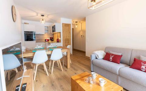 Vakantie in de bergen Appartement 3 kamers 6 personen (G463) - Résidence Lumi - Valmorel - Woonkamer