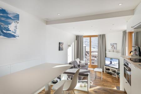 Vakantie in de bergen Appartement 3 kamers 6 personen (103) - Résidence Machu Pichu - Val Thorens - Woonkamer