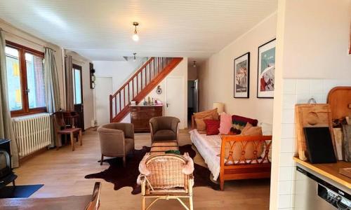 Аренда на лыжном курорте Домик 6 комнат 10  чел. (140m²) - Résidence Maison Des Claux - MH - Pelvoux - Салон