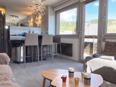 Vakantie in de bergen 3 kamer duplex appartement 6 personen (1214) - Résidence Malinka - Avoriaz - Woonkamer