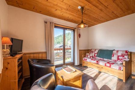 Urlaub in den Bergen 3-Zimmer-Maisonette-Appartement 5-6 Personen - Résidence Marcelly - Les Gets - Wohnzimmer