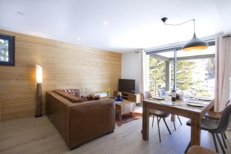 Holiday in mountain resort 3 room apartment cabin 5 people (2.2) - Résidence Mariande - Les 2 Alpes - Living room