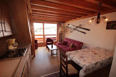 Vakantie in de bergen Appartement 3 kamers mezzanine 8 personen (129) - Résidence Mont Blanc A - Les Saisies - Woonkamer