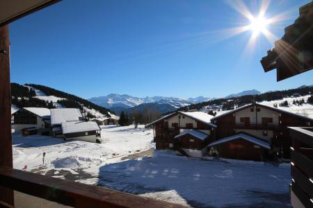 Vacanze in montagna Studio con alcova per 4 persone (115) - Résidence Mont Blanc A - Les Saisies - Balcone