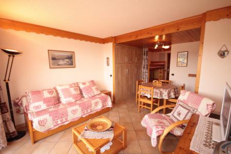 Urlaub in den Bergen Studio Schlafnische 4 Personen (114) - Résidence Mont Blanc A - Les Saisies - Wohnzimmer