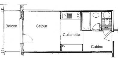 Каникулы в горах Апартаменты 1 комнат 5 чел. (MTB219) - Résidence Mont Blanc B - Les Saisies - квартира