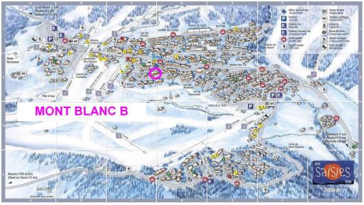 Vacances en montagne Résidence Mont Blanc B - Les Saisies - Plan