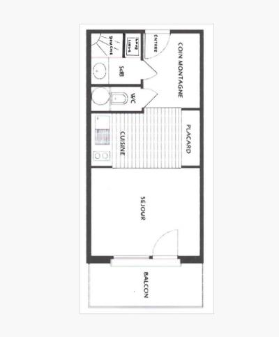 Vakantie in de bergen Studio cabine 4 personen (313) - Résidence Mont Blanc C - Les Saisies - Verblijf