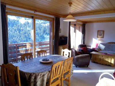 Urlaub in den Bergen 2-Zimmer-Holzhütte für 7 Personen (021) - Résidence Moraine - Méribel-Mottaret - Esszimmer