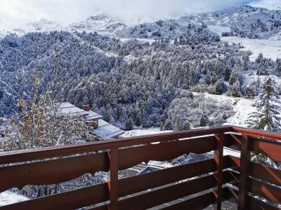 Vacaciones en montaña Apartamento 2 piezas cabina para 6 personas (002) - Résidence Moraine - Méribel-Mottaret - Terraza