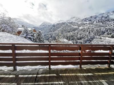 Vakantie in de bergen Appartement 3 kabine kamers 6 personen (002) - Résidence Moraine - Méribel-Mottaret - Terras