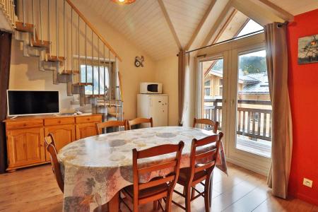 Vacanze in montagna Monolocale con mezzanino per 4-6 persone (N01) - Résidence Nabor - Les Gets - Soggiorno