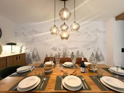 Wakacje w górach Apartament 4 pokojowy 8 osób - Résidence Nagano - Les Gets - Jadalnia