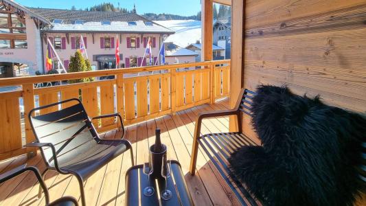 Vacaciones en montaña Apartamento 5 piezas para 12 personas - Résidence Nagano - Les Gets - Balcón
