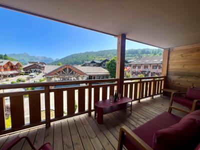 Vakantie in de bergen Appartement 4 kabine kamers 9 personen (N01) - Résidence Nagano - Les Gets - Balkon