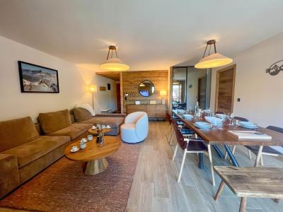 Vakantie in de bergen Appartement 4 kabine kamers 9 personen (N01) - Résidence Nagano - Les Gets - Woonkamer
