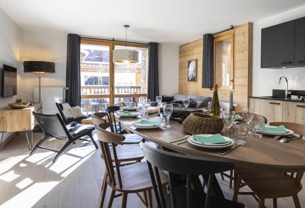Urlaub in den Bergen 3-Zimmer-Holzhütte für 8 Personen - Résidence Neige et Soleil - Les 2 Alpes - Wohnzimmer